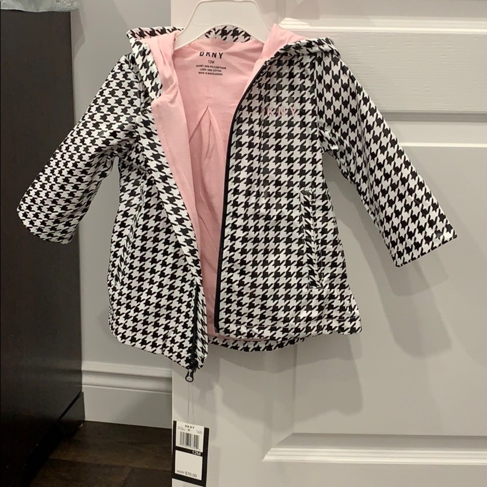 BNWT DKNY jacket for girls size 12m